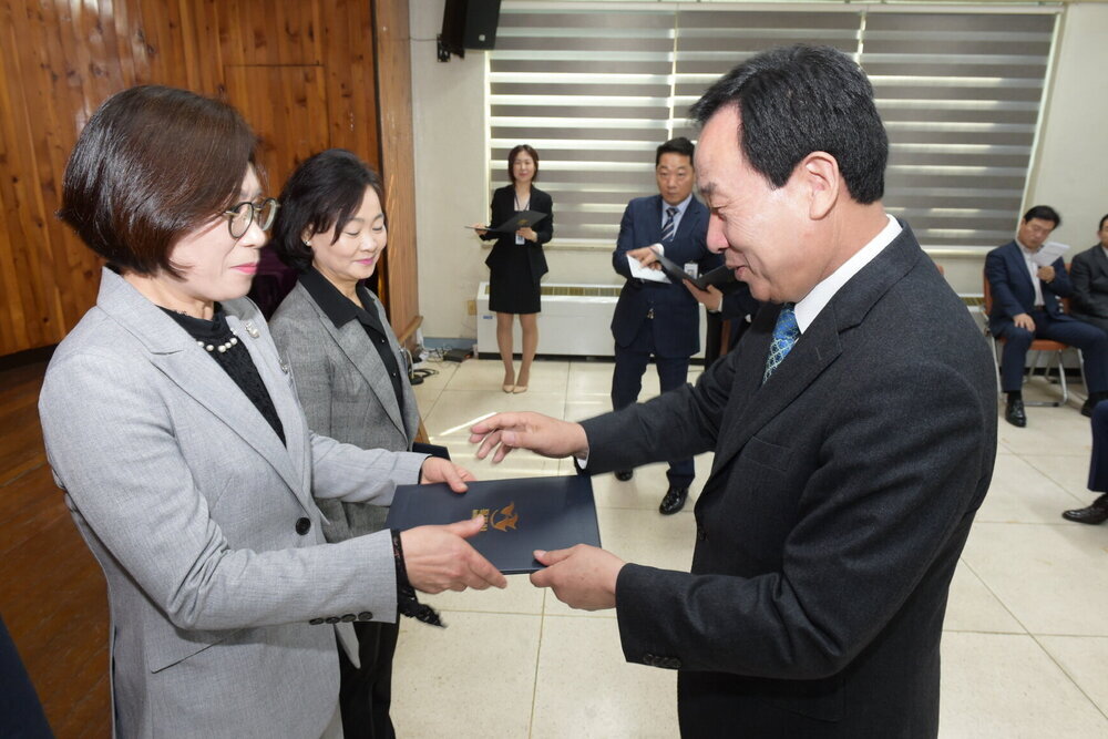 박홍률 목포시장 시상.