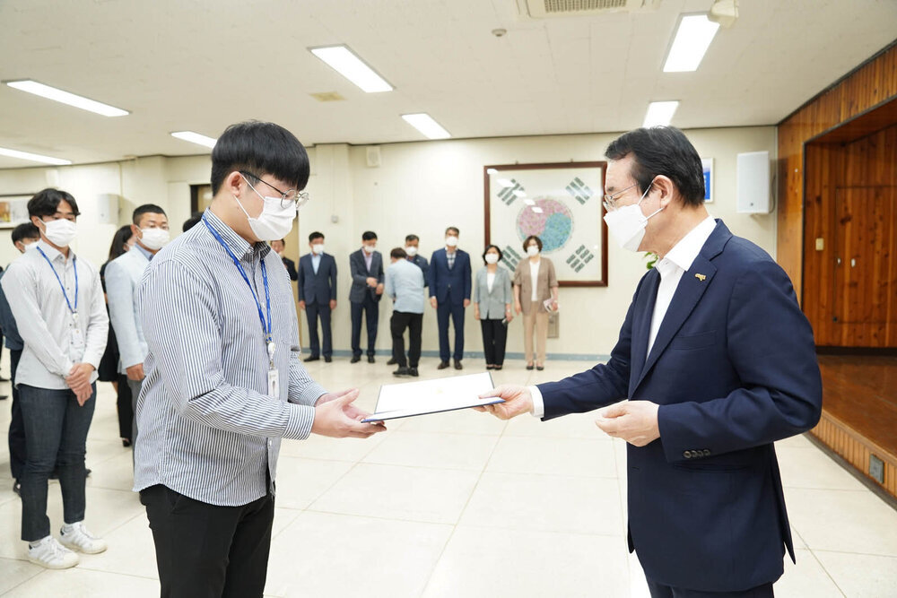 2021년도 하반기 4급 이하 정기인사 임용장 수여식 -1