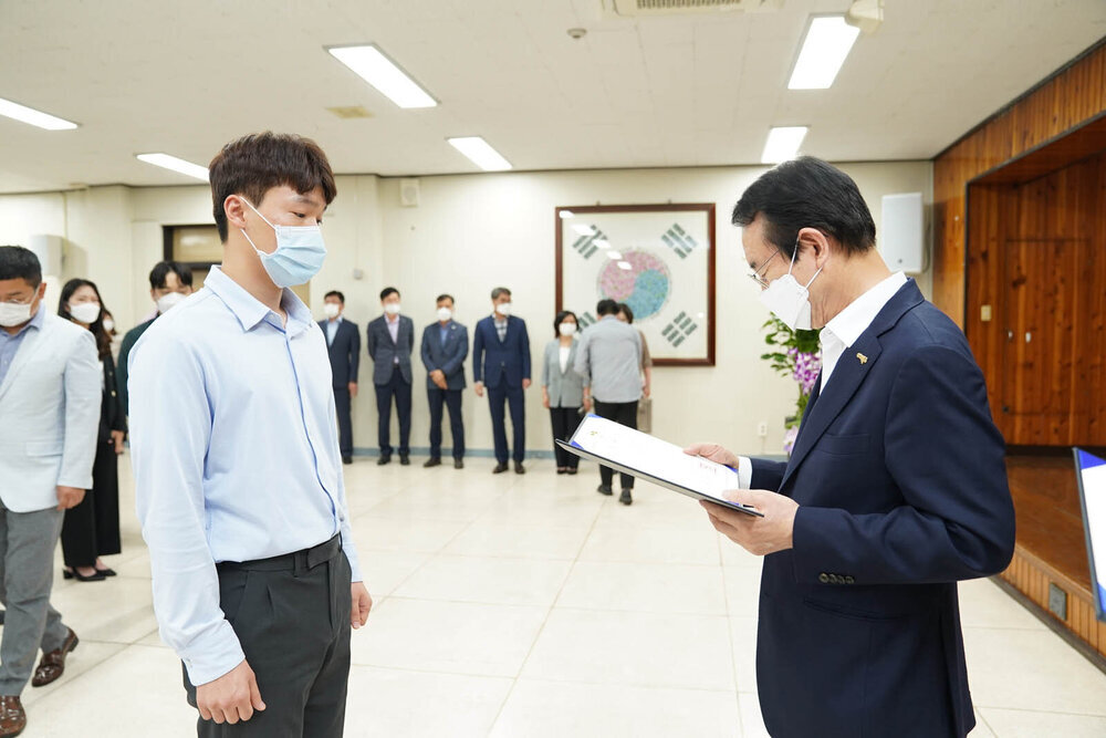 2021년도 하반기 4급 이하 정기인사 임용장 수여식 -1