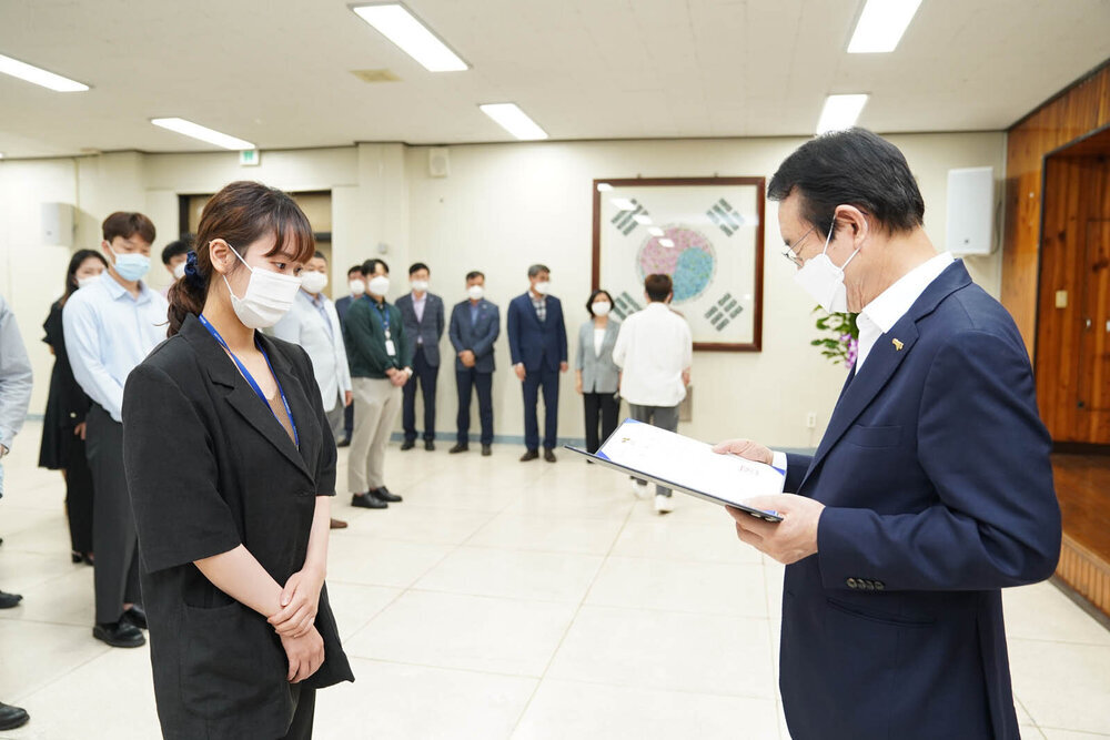 2021년도 하반기 4급 이하 정기인사 임용장 수여식 -1