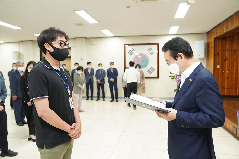 2021년도 하반기 4급 이하 정기인사 임용장 수여식 -1