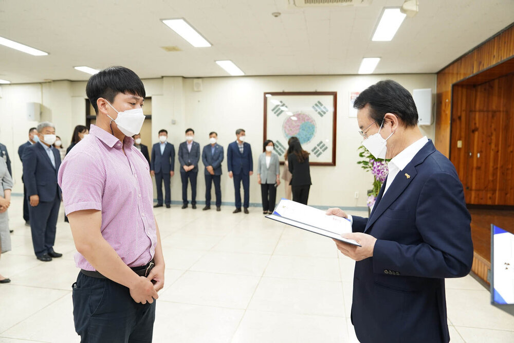 2021년도 하반기 4급 이하 정기인사 임용장 수여식 -1