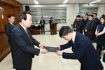 박홍률 목포시장 임용장 전달.