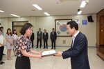 2018년08월13일 5급이하 정기인사 임용장 교부식