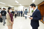 2021년도 하반기 4급 이하 정기인사 임용장 수여식 -1
